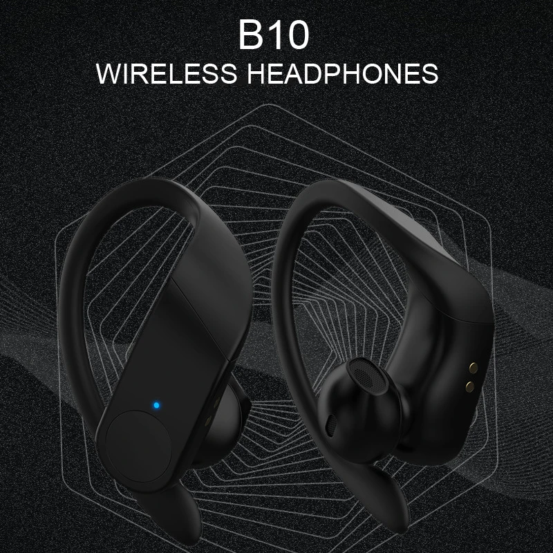 Vitog B10 TWS высокое качество звука Bluetooth 5,0 Наушники Беспроводные спортивные водонепроницаемые наушники 6D стерео гарнитура со светодиодный дисплеем