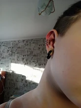 Pendientes Punk sin Piercing para el cartílago, pendientes con Clip para la oreja, para mujeres y niñas