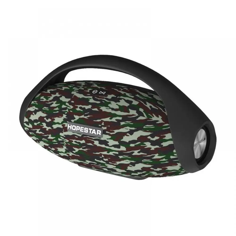 HOPESTAR H31 портативная Bluetooth колонка сабвуфер 30 Вт большой мощности беспроводной стерео баc - Цвет: Хаки