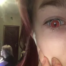 Lentillas de Anime bio-essence para Cosplay, 2 unidades/PAR, para ojos, coloreado con cristales rosas Belleza