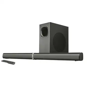 

Sound Bar 2.1 trust linen xl 2.1 - 200w(100w rms) - subwoofer with bluetooth 4.2-digital input/aux/usb-includes command