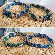Dog-Collar Engraved Dogs Custom Personalized Nameplate Puppy Nylon Adjustable Cat 