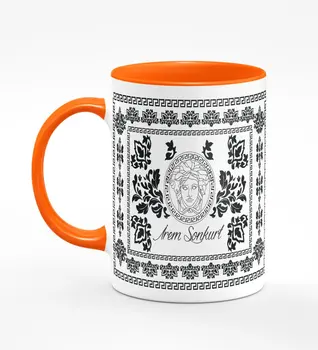 

Personalized Ethnic Orange Mug Cup T1