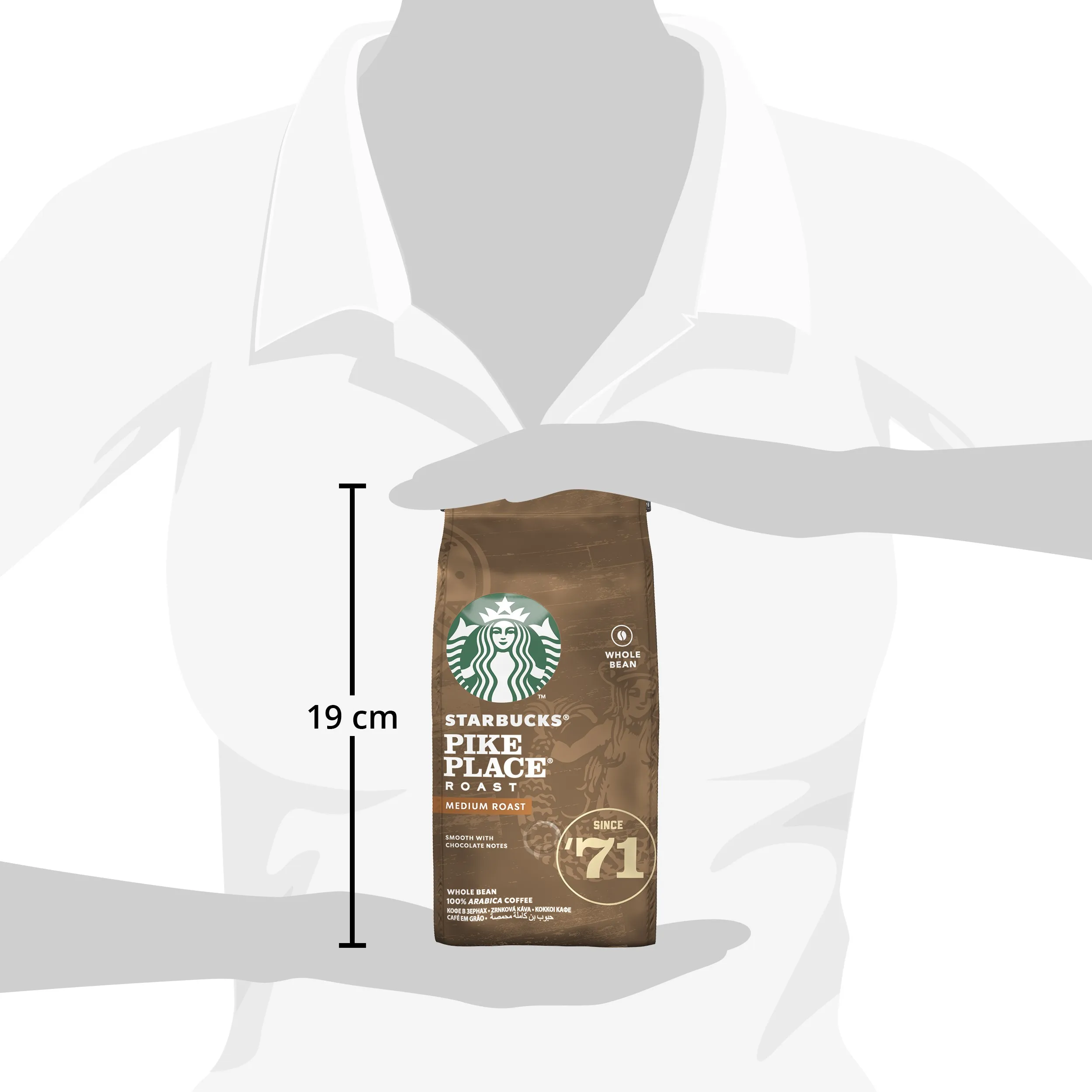 STARBUCKS Pike Place Roast кофе в зернах 200 г|Кофе зернах| |