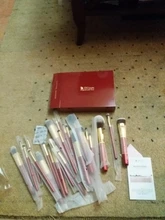 DUcare-Juego de brochas de maquillaje, 8-27 Uds., negro, profesional, pelo Natural, base en polvo, colorete, sombra de ojos