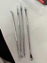4 unids/set Blackhead Comedone acné grano defecto Extractor de vacío herramienta removedor de la espinilla cuchara para herramienta de cuidado de la piel
