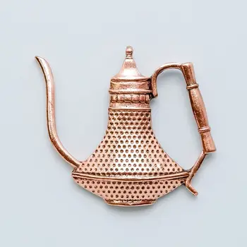 

Badge metal kettle with long spout (53023)