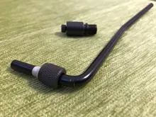 2 uds Tremolo Arm: 1 Uds M9 guitarra eléctrica Tremolo Arm hembra Whammy Bar Jack para puente Tremolo Sistema y 1 Uds eléctrico Guita