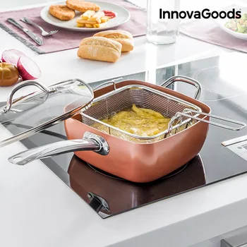 

InnovaGoods All-Purpose Copper Pan Set 5 in 1 (4 Pieces)