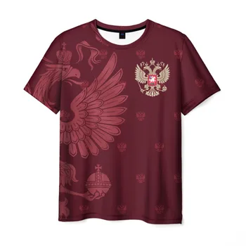 

Men's T-shirt 3D coat of arms of Russia