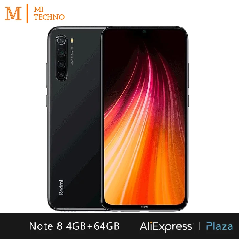  Xiaomi Redmi Note 8 Smartphone(4GB RAM 64GB ROM Free mobile phone new cheap android 4000mAh battery
