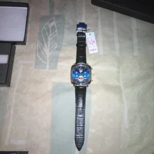 Swiss-Reloj de pulsera para hombre, cronógrafo cuadrado de lujo, Esfera Grande, resistente al agua, nuevo