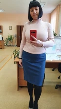 Midi Skirt Hip-Pencil Bodycon Multi-Colors Femininas Package Solid SP618 Work-Wear Autumn