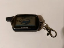 Llavero para mando a distancia B9 LCD, arranque de motor para vehículo ruso, alarma de seguridad de coche, sistema Twage Starline B9, llavero Fob KGB FX-7 FX7