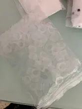 Tatuaje desechable y maquillaje permanente, tapas de tinta de pigmento, tazas grandes, medianas y pequeñas, 100 piezas