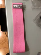 AOLIKES-banda para la cadera, banda de resistencia para Yoga, Fitness, ejercicio, piernas, bucle para entrenamiento de sentadillas circulares, antideslizante, 1 ud.