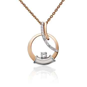 

Pendant made of 585 Gold, Platinum brand, art. 03-2958-00-401-1111-48