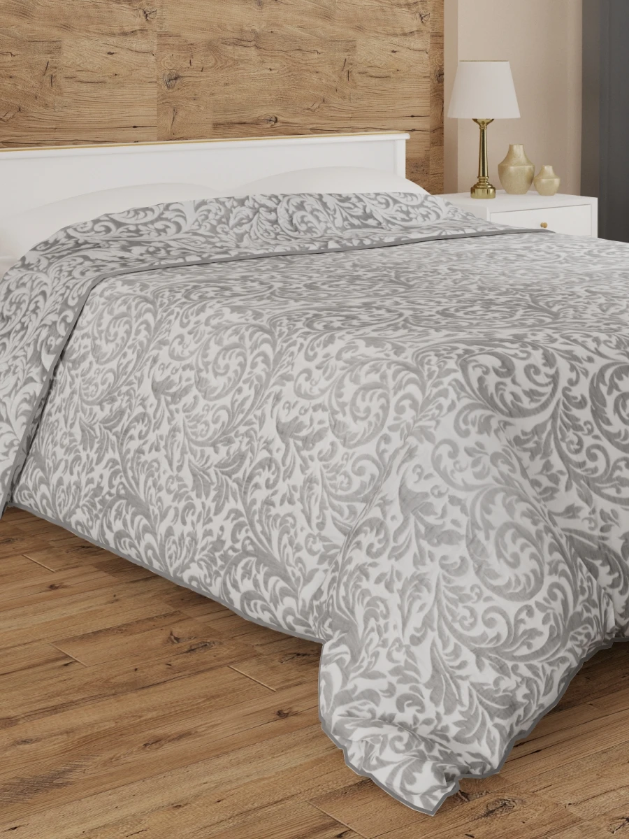 light grey Покрывало на кровать "Винди" 260х240 см - Цвет: light grey