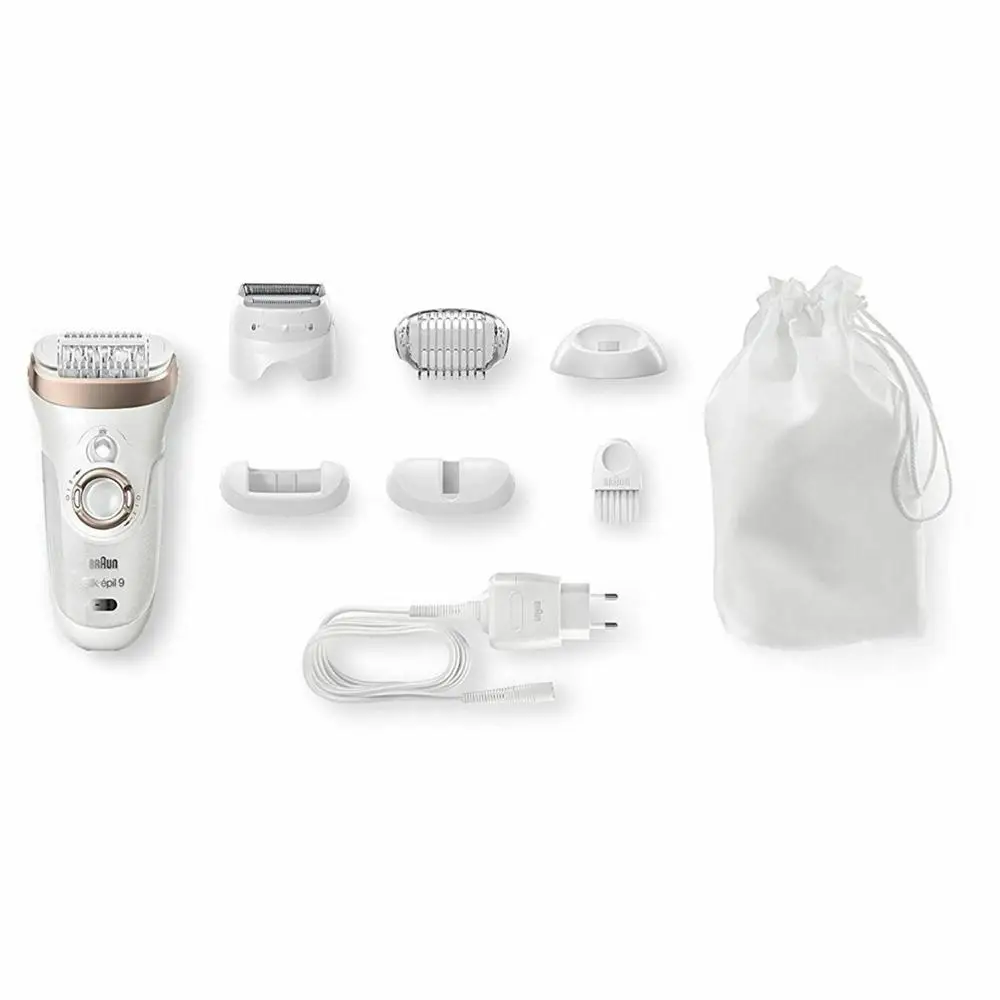 Braun Silk Epil 9 561 для женщин влажных и сухих волос Аккумуляторный эпилятор ног бритва 6