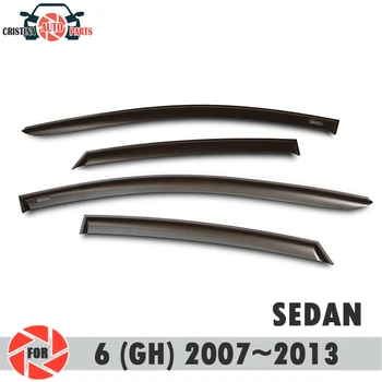 

Window deflector for Mazda 6 (GH) 2007~2013 Sedan rain deflector dirt protection car styling decoration accessories molding