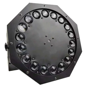 

LED multi beam disco instrument with green laser LED star cyclone