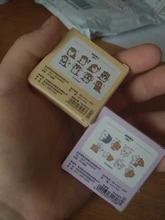 Mohamm-pegatinas decorativas para la escuela, bonitas pegatinas de animales para la confección de álbumes de recortes, diario, papelería japonesa, papel