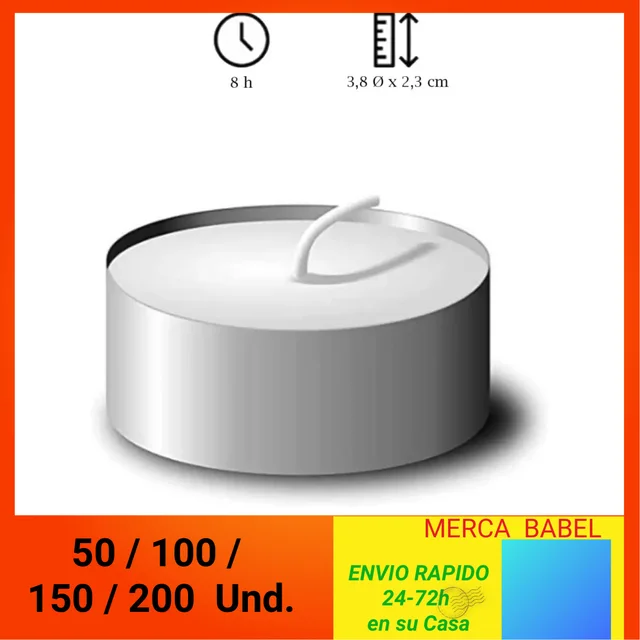 Gyertyafűtési Lemezek, Gyertyatea 8 Óra, Megvilágításhoz, Dekorációhoz, Intim Vacsorához, Romantikus Pillanatokhoz, Nincs Szaga Füst. 50, 100, 150, 200 Darab