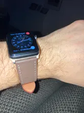 Correa de cuero de alta calidad para iWatch 40mm 44mm, correa de una sola vuelta para Apple watch 42mm 38mm Series 1 2 3 4 5 6 se