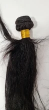 Virgo Pelo Rizado rizado brasileño mechones de cabello humano postizo mechones de pelo humano Yaki extensiones de cabello Remy 1 / 3 / 4 piezas