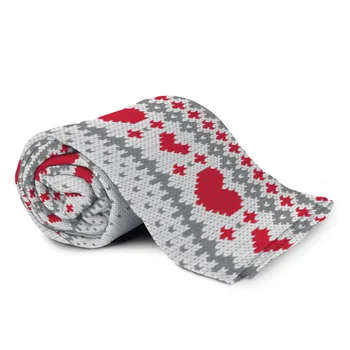 

Plaid 3D Hearts