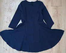 Mini Dresses Basic Sleevess Sexy Woman Lady New-Fashion Three-Quarter A-Line O-Neck MOARCHO