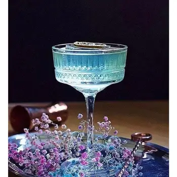 

Standing Goblet Presentation Cup, Style Champagne Glass 6 Pieces