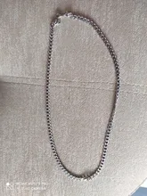 Cadena de cuerda de cubo a la moda para hombre, collar clásico de acero inoxidable, regalo de joyería, 2020