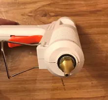 Pistola de pegamento de fusión en caliente, Pistola de Pegamento Caliente de temperatura constante ajustable, barras de pegamento de 11mm de diámetro, herramientas de reparación de manualidad casera de 110W