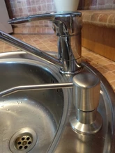 Sink Soap Dispenser Kitchen-Accessories Bathroom Stainless-Steel 300ML Brushed Manually-Press