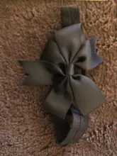 2 pieza Baby Girls lazo para cabello decoración de cinta para el pelo diadema, negro y rosa