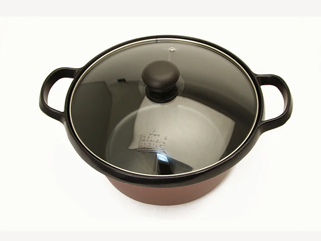 Кастрюля STAHLBERG 2348-S с перегородкой для фондю