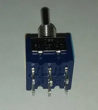 Interruptor de palanca en miniatura de un solo polo, doble tiro, ON-ON, 120VAC, 6A, 1/4 pulgadas, MTS-102 de montaje, 103, 202, 203, 5 uds.