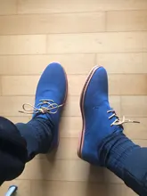 2020 Primavera de cuero de gamuza de los hombres Zapatos informales Oxford zapatillas de deporte clásicas de calzado cómodo vestido zapatos de gran tamaño zapatos planos