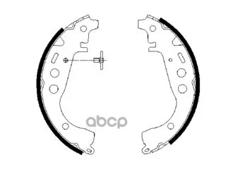 Колодки Тормозные Барабанные Bosch арт. 0986487589