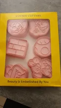 6 unids/set Super Mario molde de la galleta 3D de dibujos animados glaseado galleta fondant de plástico tipo horneado en casa molde regalo de Navidad
