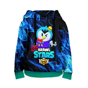 Sudadera con estampado 3D de Brawl Stars para niños, ropa de calle  infantil, León, hombre lobo - AliExpress