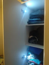 Wardrobe Sensor Light Lamp Cupboard Closet Inner-Hinge Under-Cabinet LED Bedroom Kitchen