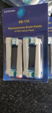 Cabezales de repuesto para cepillo de dientes eléctrico Oral B, cerdas suaves, 16/20 piezas, D25, D30, D32, 4739, 3709