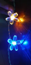 Adornos navideños para el hogar, guirnalda colgante con luz LED de copo de nieve para decoración de árbol de Navidad, regalo de Navidad, Año Nuevo, 2020