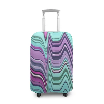 

Suitcase cover 3D melted letter