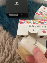 Phomemo térmico pegatinas de papel fotográfico para Phomemo M02/M02S/M02Pro impresora adhesivo etiqueta engomada de la etiqueta de papel fotográfico para iphone