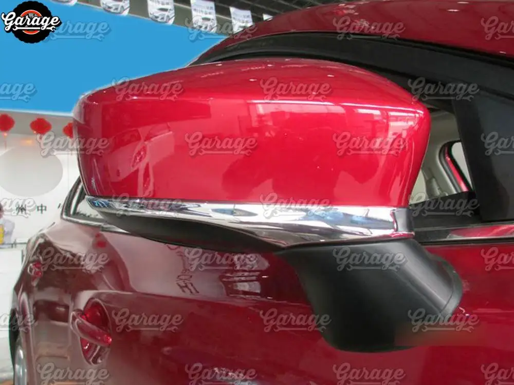 Накладки на зеркала для Mazda 6 2013- ABS пластик литье 1 комплект/2 шт. украшение для автомобиля Стайлинг