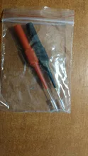 Aguja de perforación de aislamiento, multímetro no destructivo, sondas de prueba, rojo/Negro, 30V-60V, para enchufe de plátano, 2 uds.