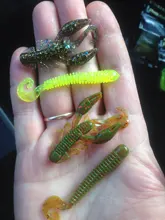 Wobbler Bait Fishy-Smell Jigs Bass-Tackle Worms Larva Crawfish Soft-Silicone Artificial